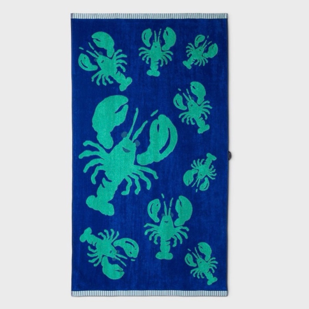 Roller Rabbit Blue/ target collection and Green Lobster Towel